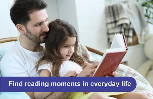 Find reading moments in everyday life