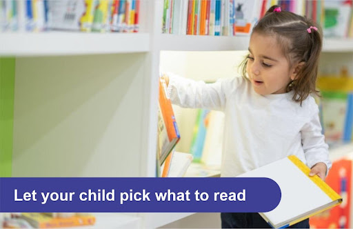 Let your child pick what to read